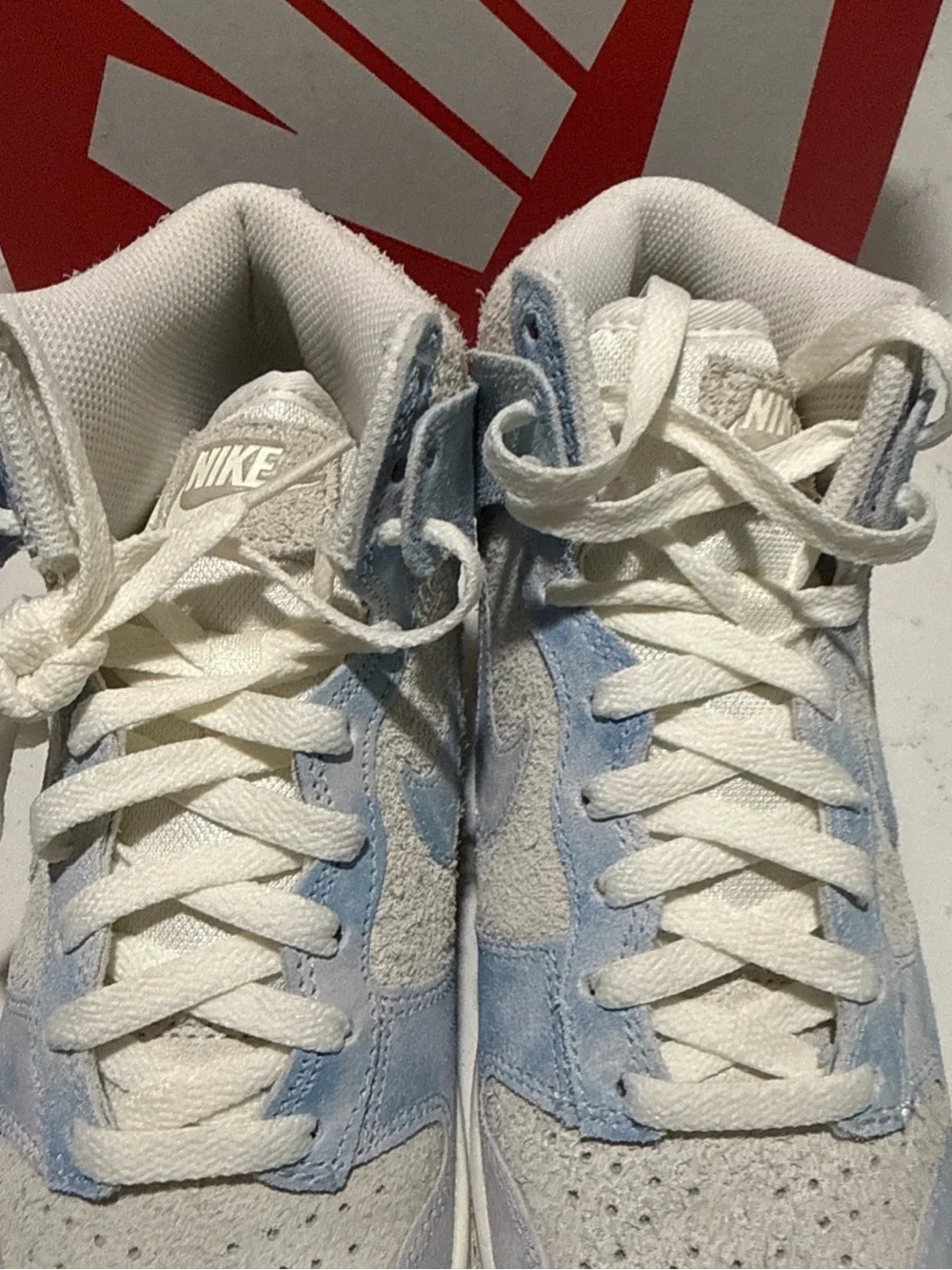 Nike Dunk High SE Clouds Celestine Blue Sail FD0882-400 Size 5W / 3.5M